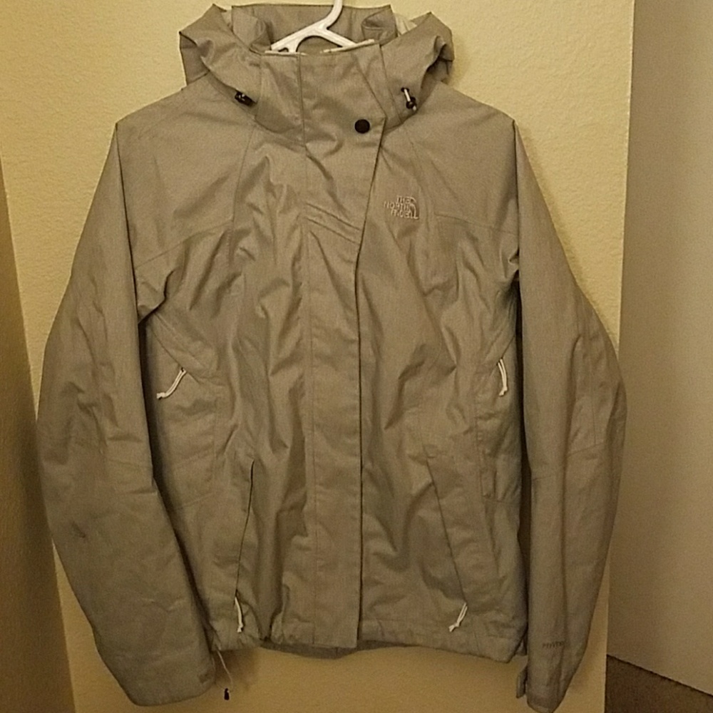 Northface Heather Gray Waterproof Jacket